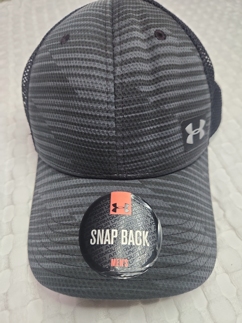 Under Armour Gray Mesh Snapback Hat